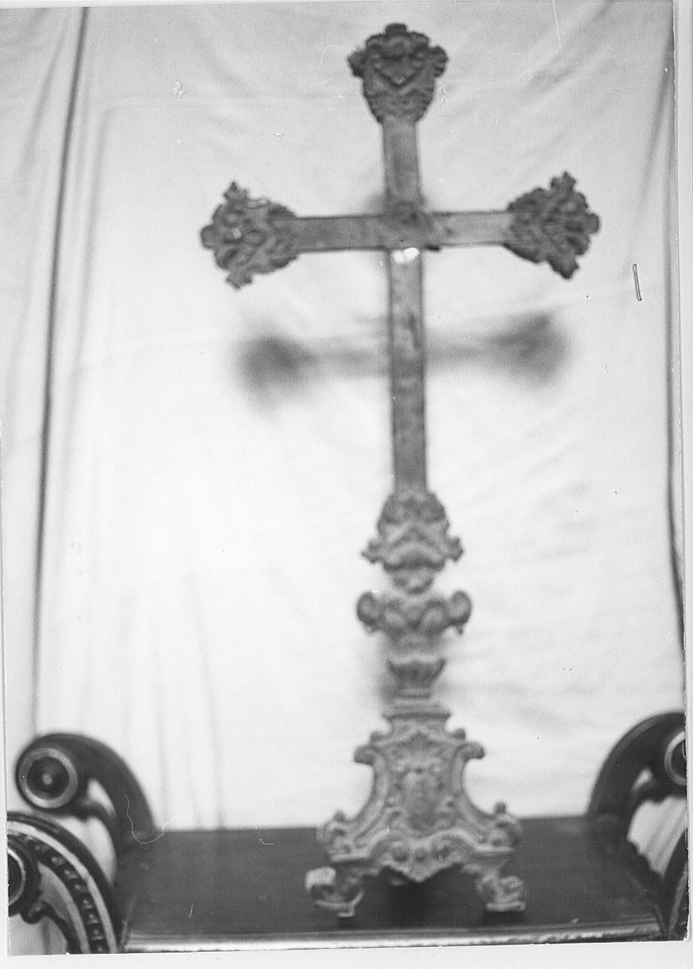 croce d'altare, opera isolata - bottega lombarda (sec. XVIII)