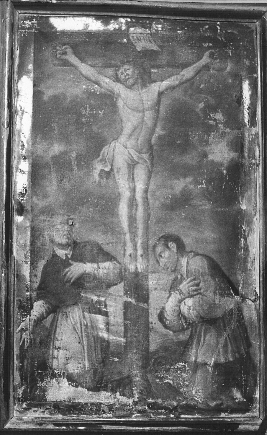 crocifissione di Cristo (dipinto, opera isolata) - ambito lombardo (sec. XVII)