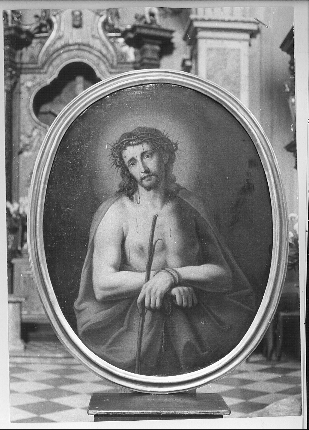 Cristo (dipinto, opera isolata) - ambito lombardo (sec. XVIII)