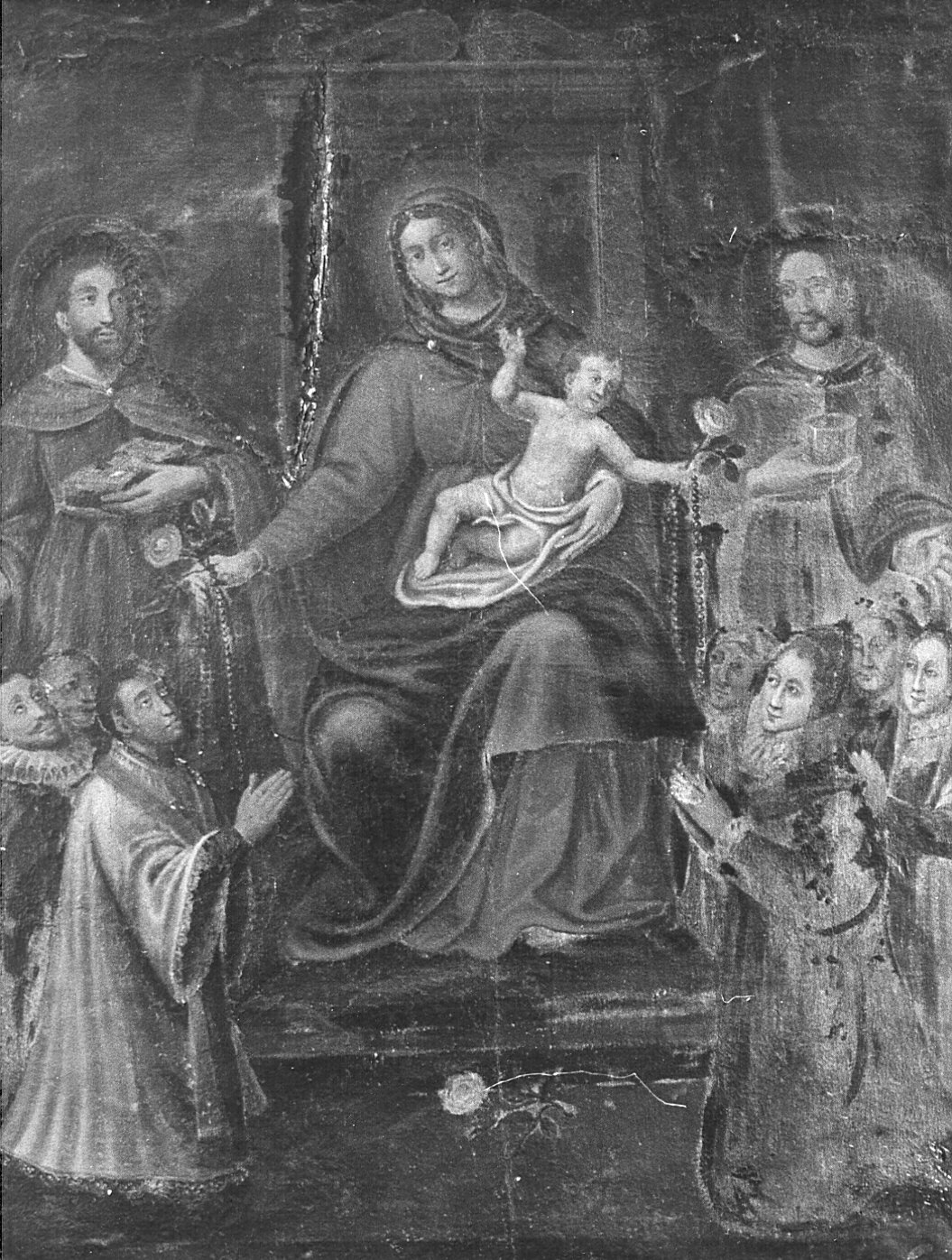 Madonna con Bambino e Santi (dipinto) - ambito lombardo (inizio sec. XVII)