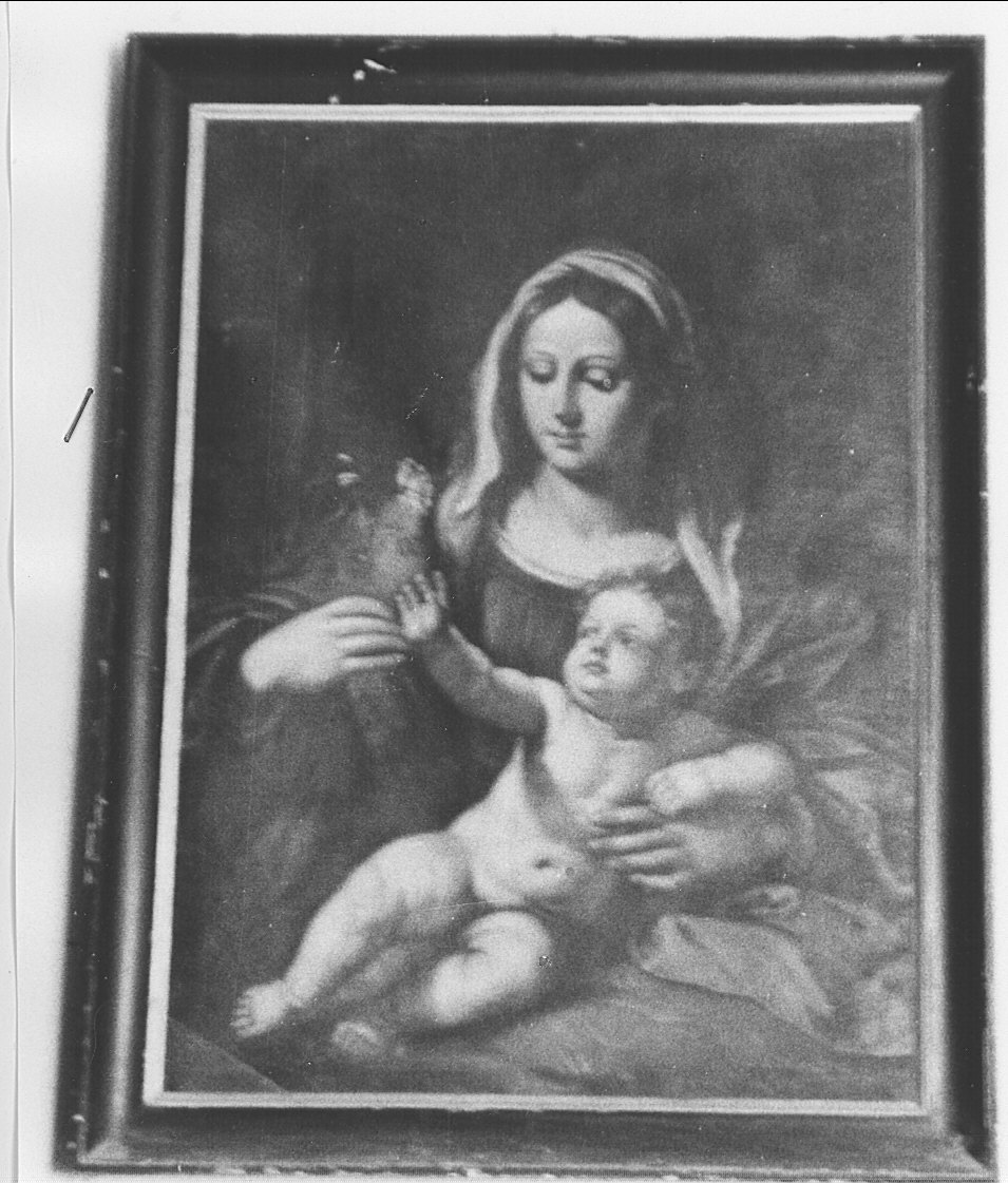 Madonna con Bambino (dipinto, opera isolata) - ambito lombardo (fine/inizio secc. XVIII/ XIX)