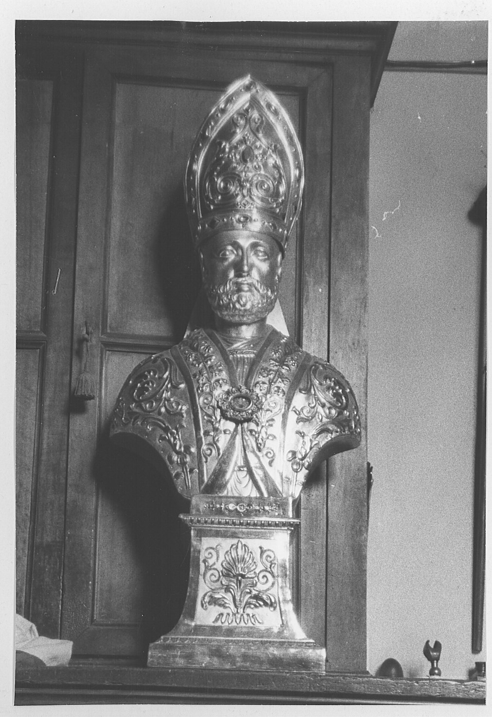 reliquiario - a busto, serie - bottega lombarda (fine sec. XIX)