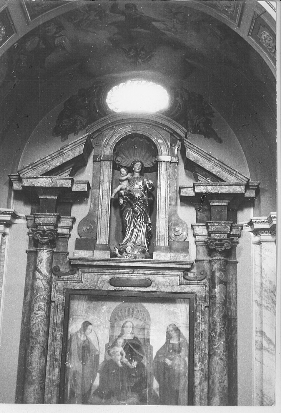 Madonna con Bambino (statua, opera isolata) - bottega lombarda (sec. XVIII)