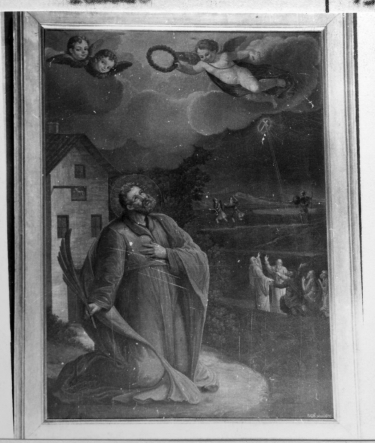 Santo martire (dipinto, opera isolata) - ambito lombardo (sec. XIX)