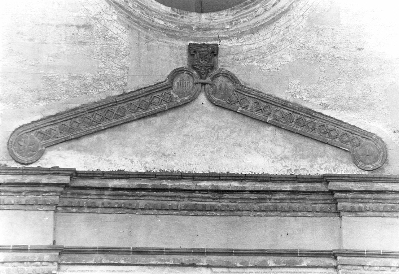 mensola architettonica - bottega pavese (secc. XV/ XVI)