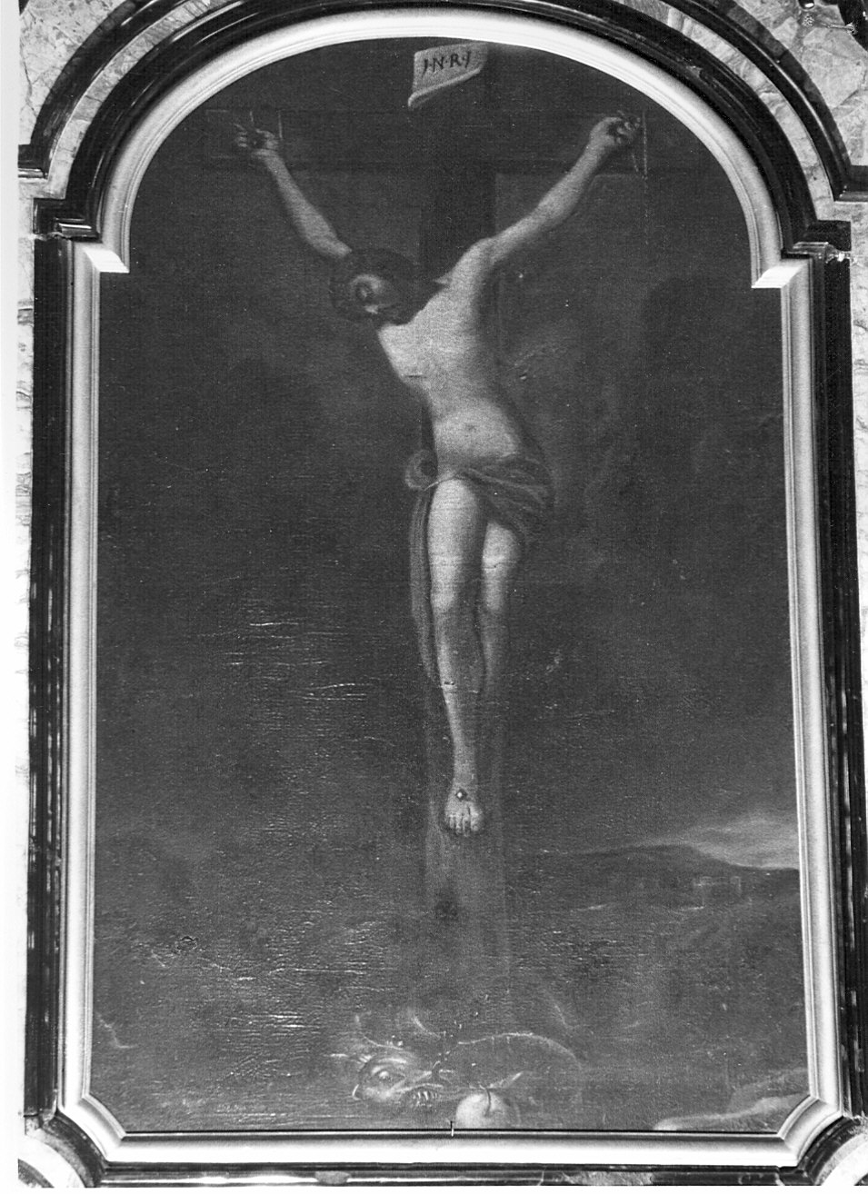 crocifissione di Cristo (dipinto) - scuola fiamminga (sec. XVII)