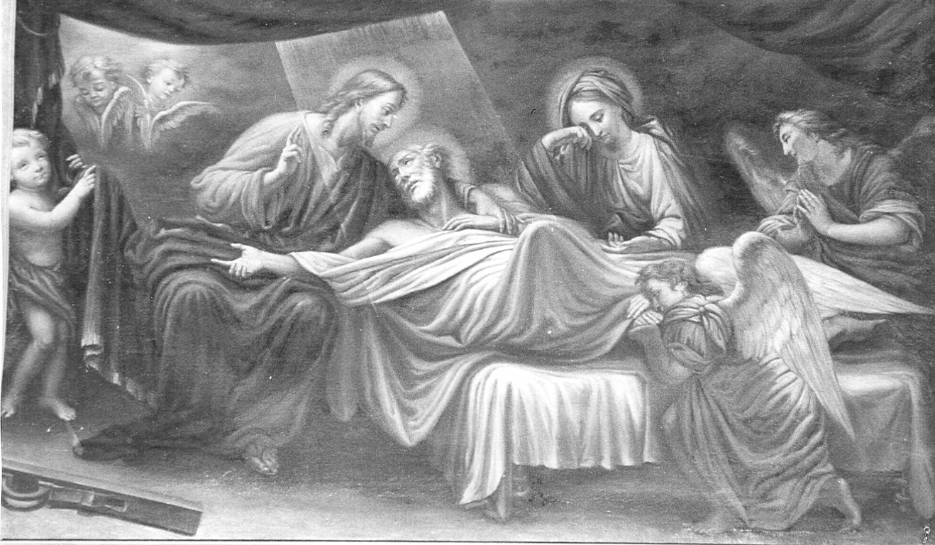 Morte di S. Giuseppe, morte di San Giuseppe (dipinto) - ambito lombardo (sec. XVIII)
