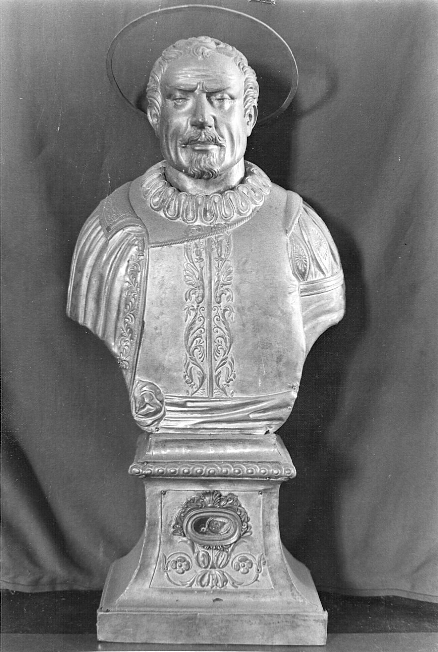 Santi (reliquiario - a busto, serie) - bottega lombarda (metà sec. XIX)