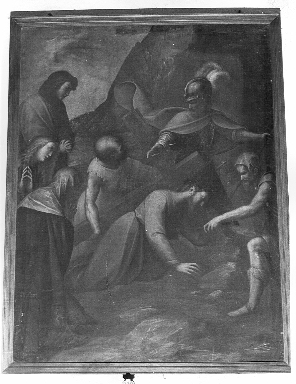 Cristo sotto la croce, Cristo portacroce (dipinto) - ambito lombardo (secc. XVI/ XVII)
