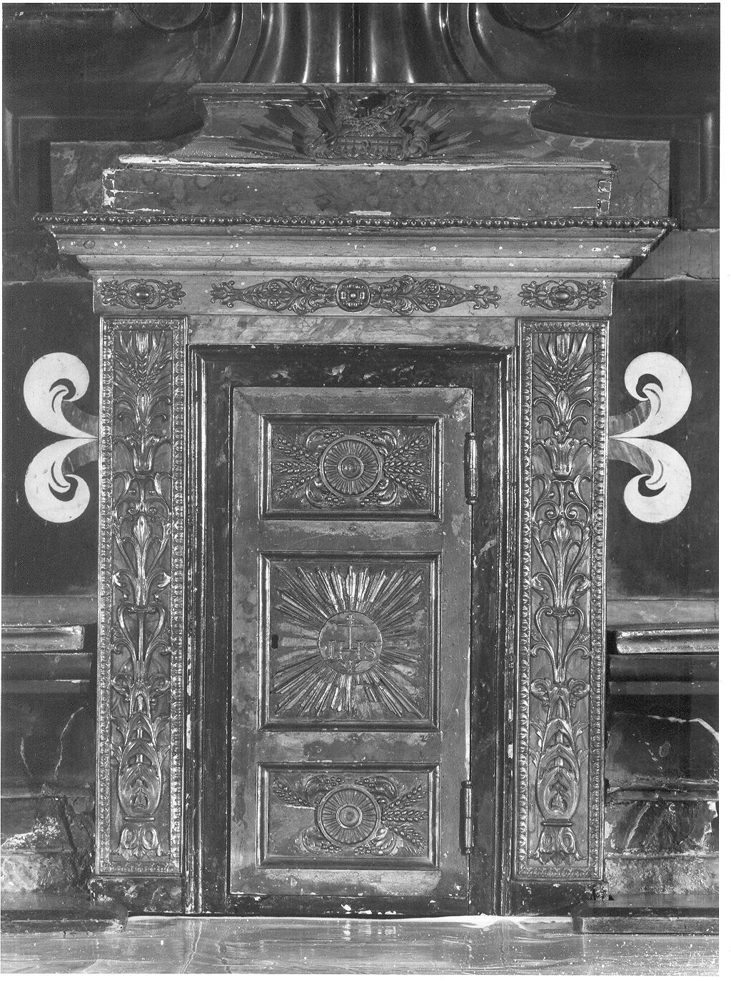 tabernacolo, elemento d'insieme - bottega lombarda (sec. XVIII)
