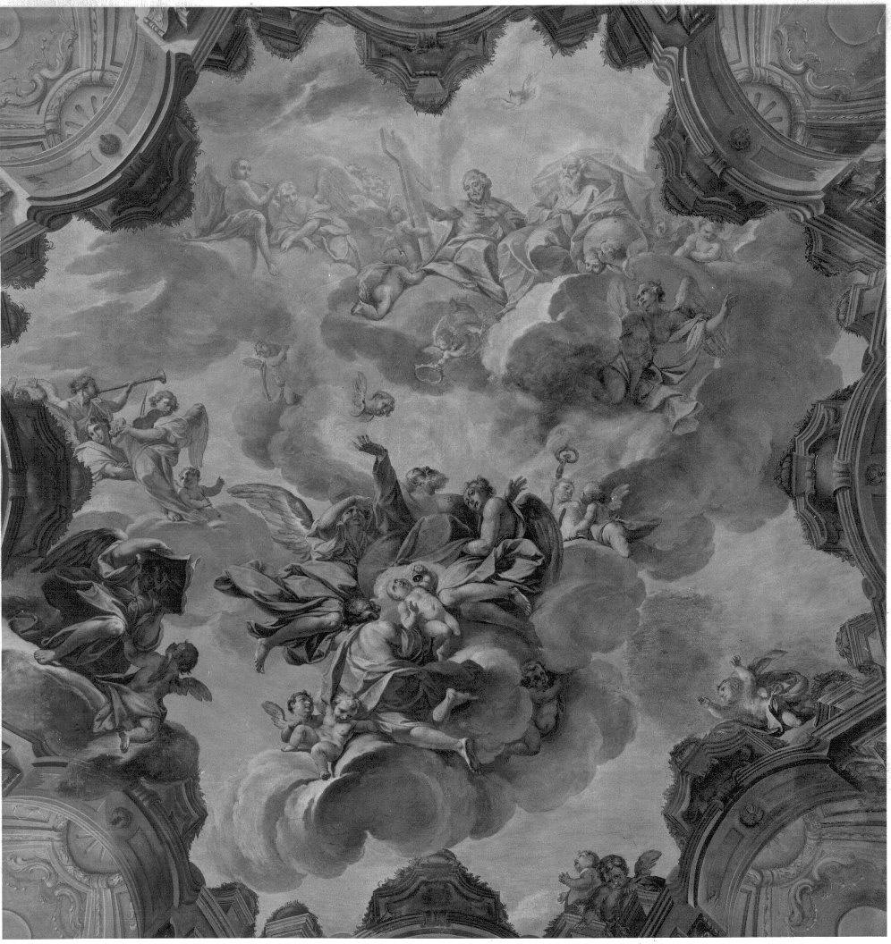gloria di Sant'Antonio (dipinto, opera isolata) di Ronchelli Giovanni Battista (seconda metà sec. XVIII)