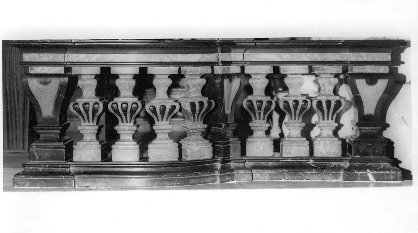 balaustrata di altare, opera isolata - bottega lombarda (sec. XVIII)