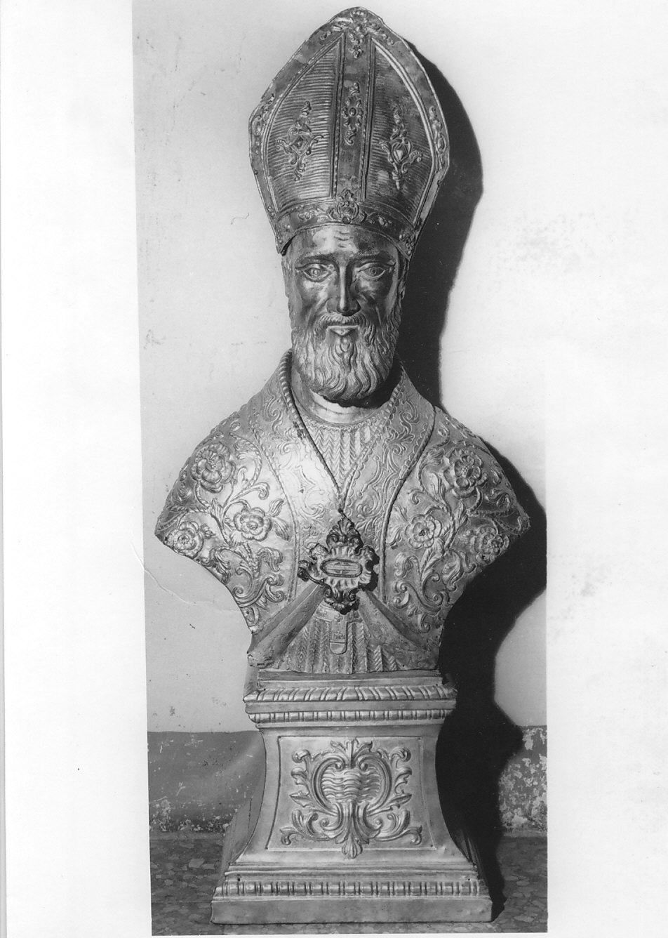 San Ennodio (reliquiario - a busto, opera isolata) - bottega italiana (inizio sec. XIX)