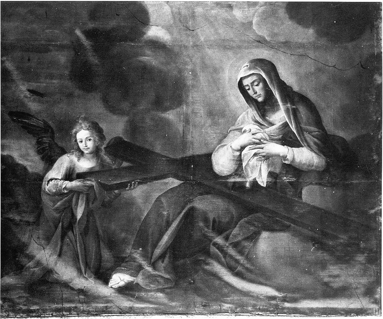 Madonna Addolorata (dipinto, opera isolata) - ambito italiano (inizio sec. XIX)