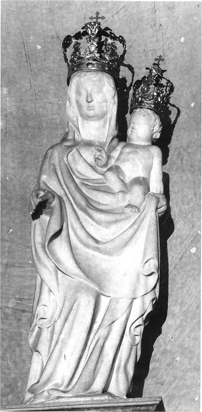 Madonna con Bambino (statua, opera isolata) - bottega italiana (sec. XIX)