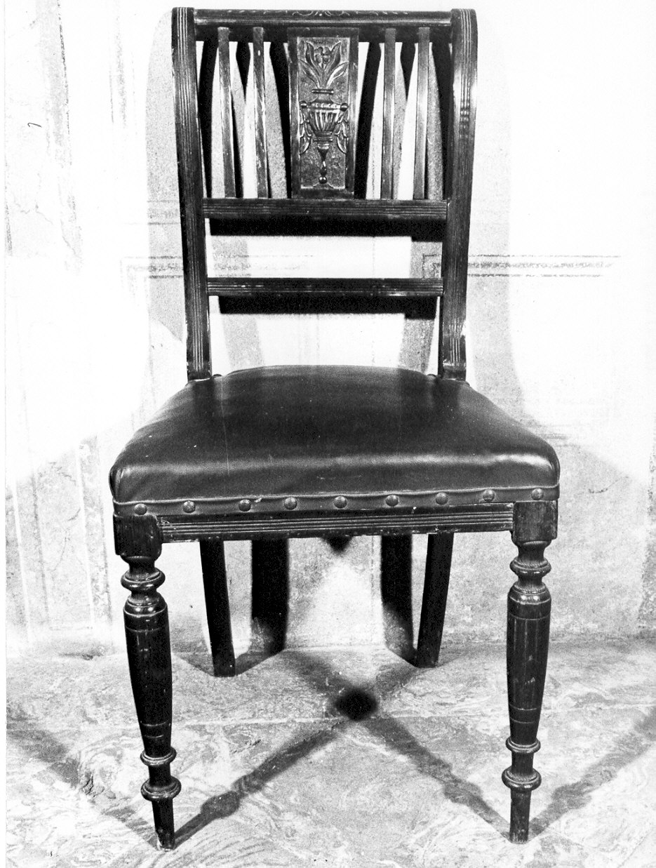 sedia, coppia - ambito lombardo (sec. XIX)