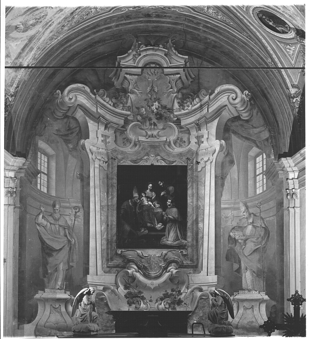 San Magno (dipinto murale, elemento d'insieme) - ambito lombardo (sec. XVIII)