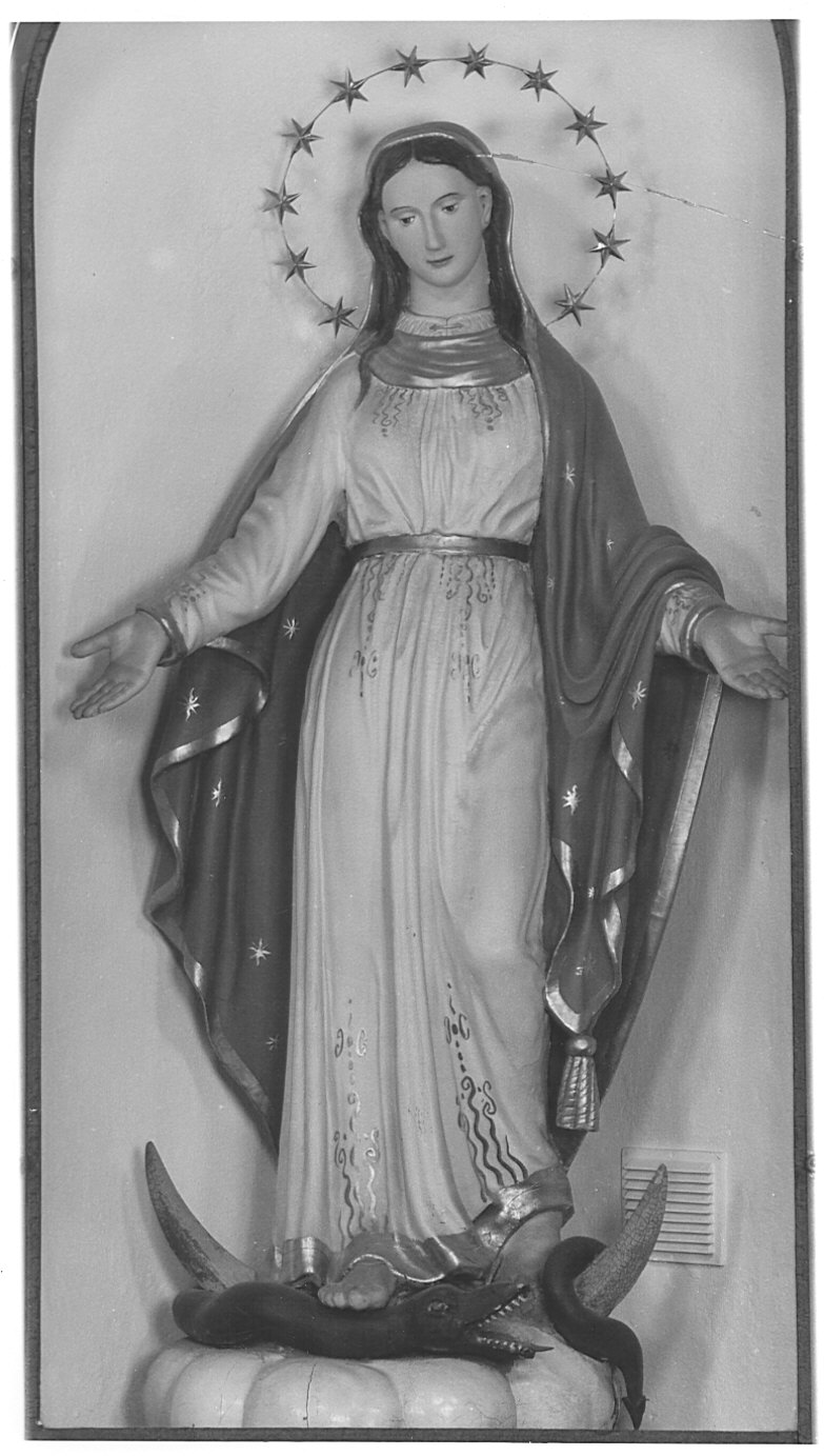 Madonna Immacolata (statua, opera isolata) - bottega lombarda (seconda metà sec. XIX)