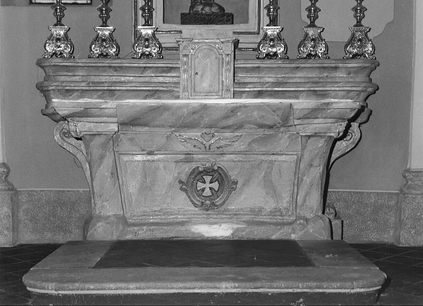 altare - bottega pavese (ultimo quarto sec. XVIII)