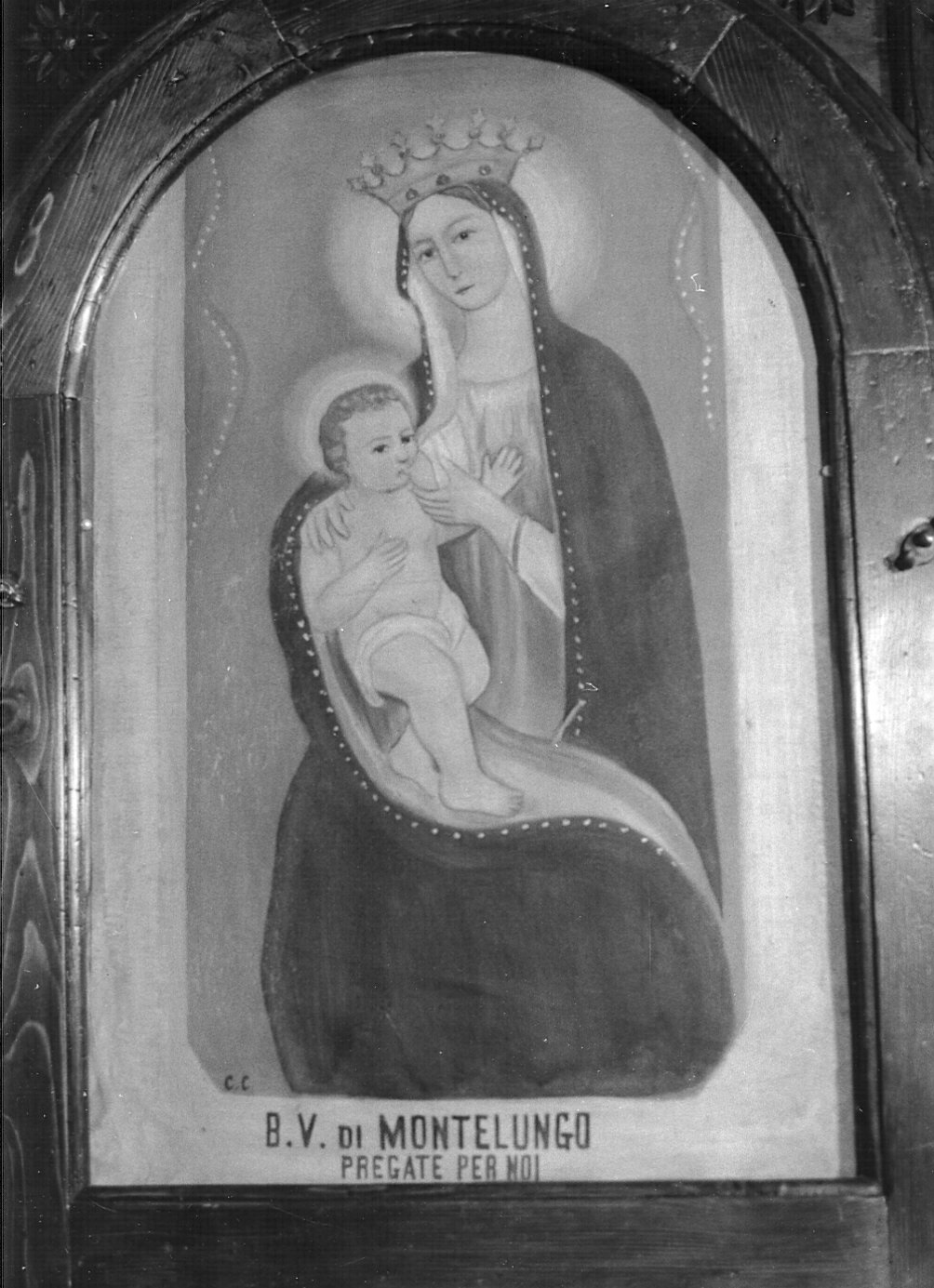 Beata Vergine di Montelungo, Madonna del Latte (dipinto) - ambito pavese (sec. XIX)