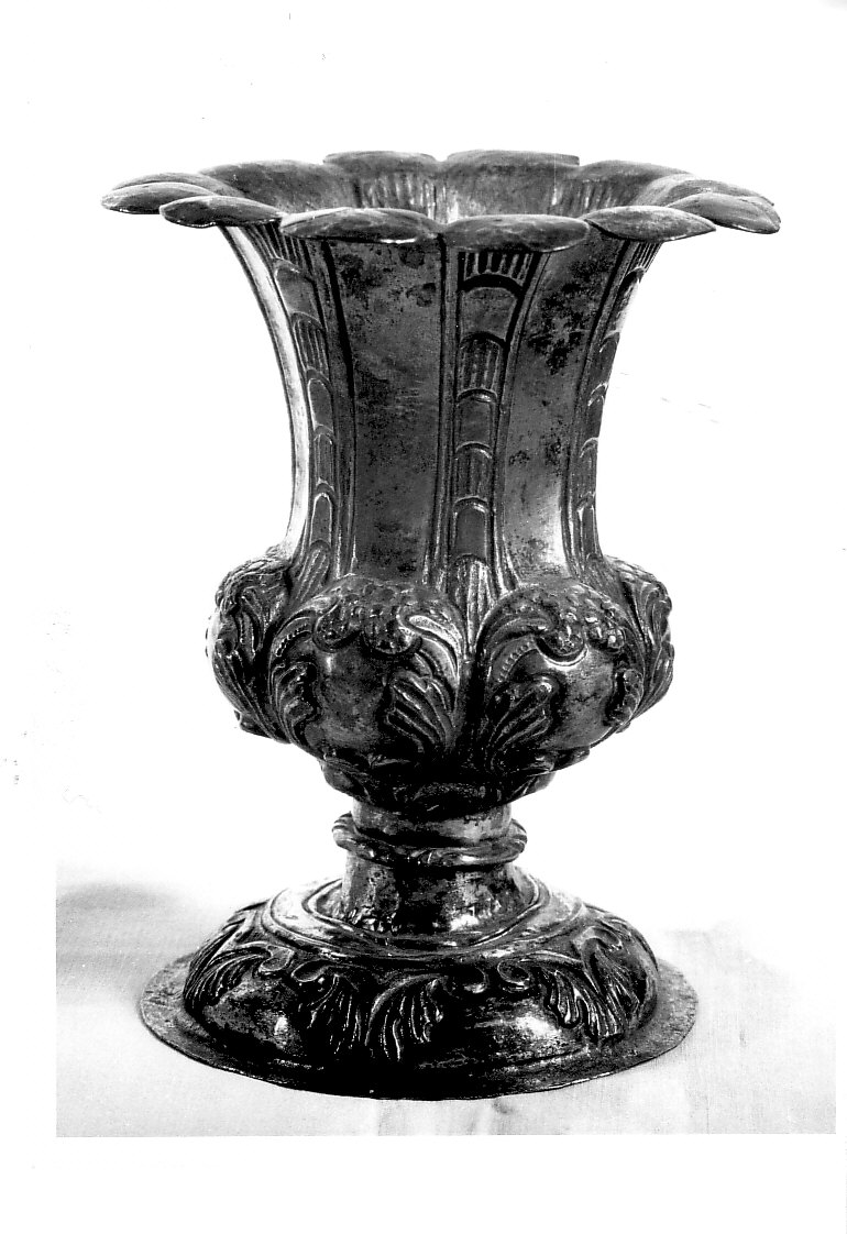 vaso d'altare, coppia - bottega lombarda (fine/inizio secc. XVII/ XVIII)