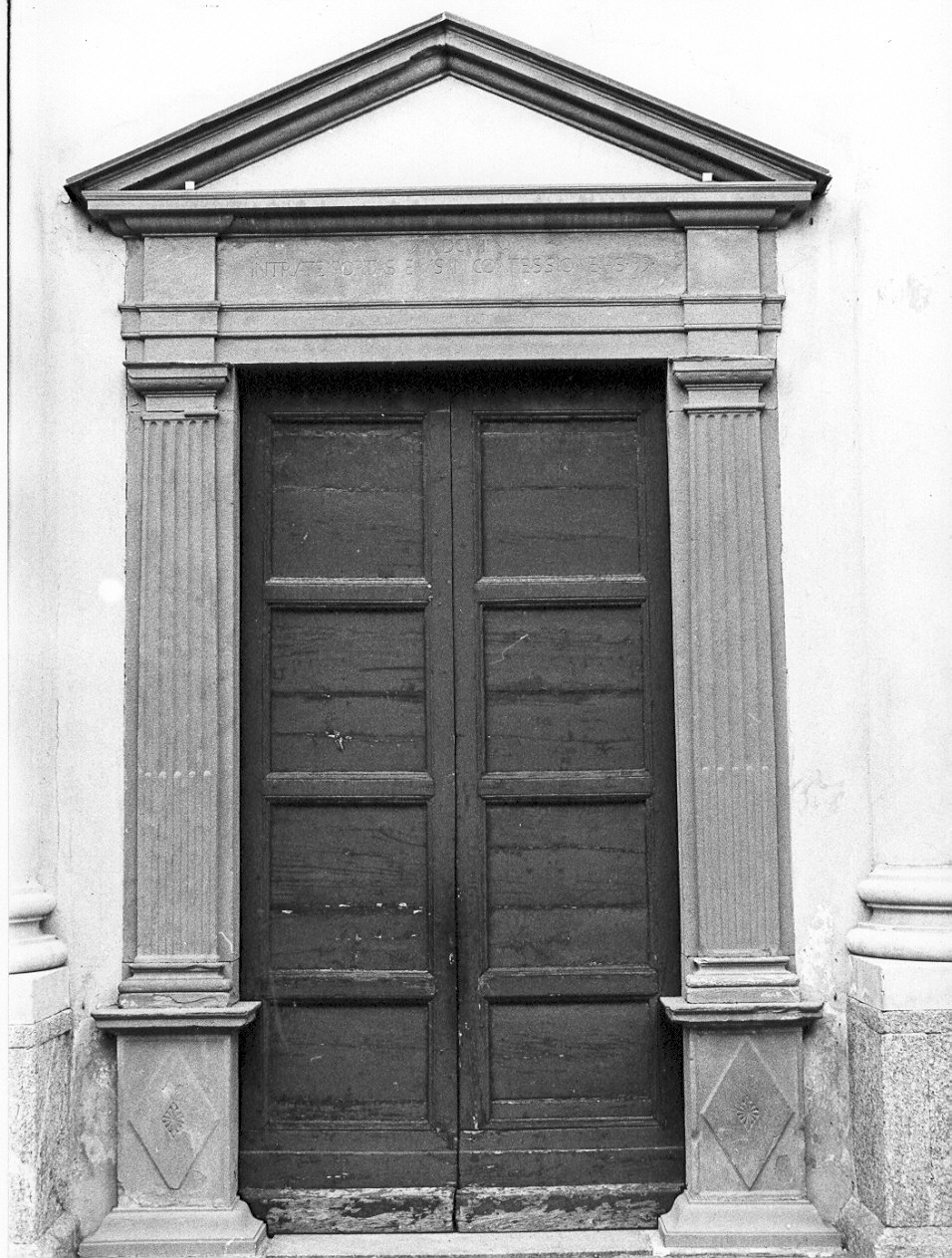 portale maggiore, opera isolata - ambito lombardo (sec. XVII)