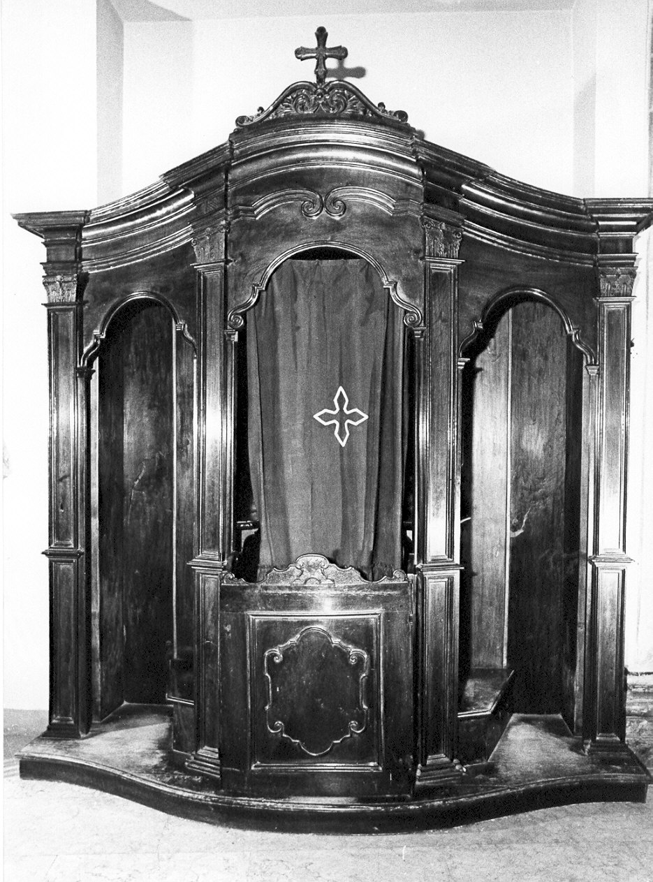 confessionale, opera isolata - ambito lombardo (sec. XVIII)