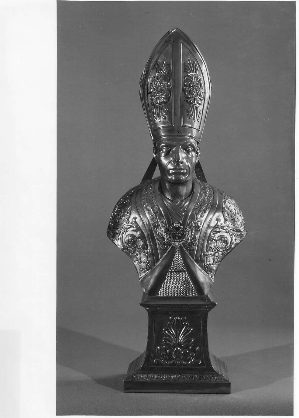 San Carlo (reliquiario - a busto, opera isolata) - bottega lombarda (sec. XVIII)