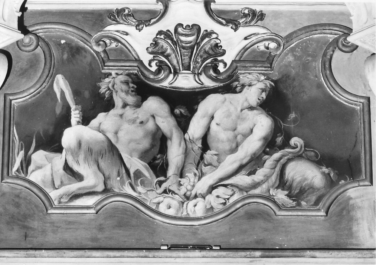 Fauni (dipinto, elemento d'insieme) di Borroni Giovan Angelo (e aiuti) (sec. XVIII)
