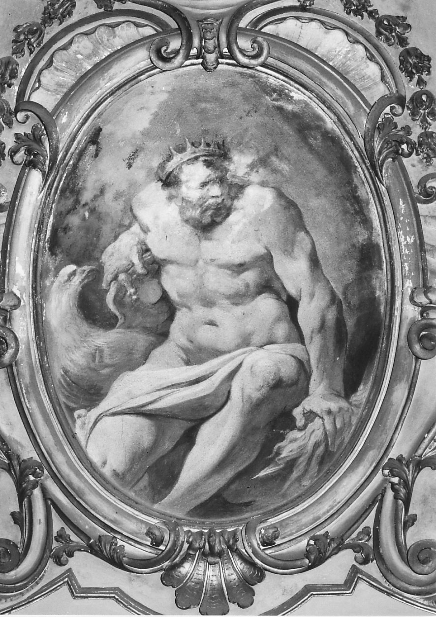Zeus (dipinto, elemento d'insieme) di Borroni Giovan Angelo (e aiuti) (sec. XVIII)