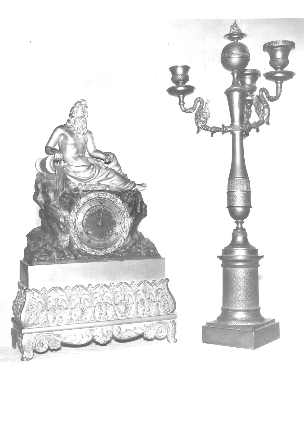 candelabro, coppia - bottega lombarda (sec. XIX)