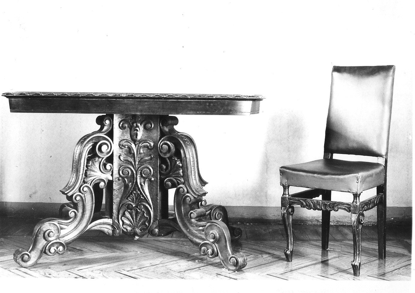sedia, serie - bottega lombarda (fine/inizio secc. XIX/ XX)