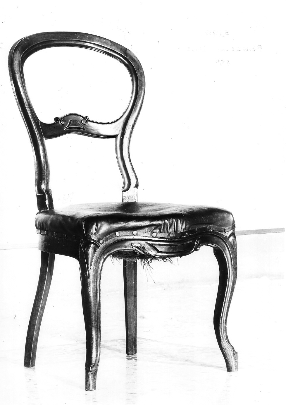 sedia, coppia - bottega lombarda (seconda metà sec. XIX)