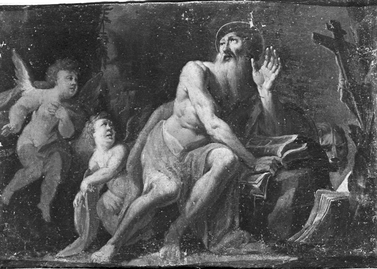 San Girolamo (dipinto, opera isolata) - ambito lombardo (secc. XVII/ XVIII)