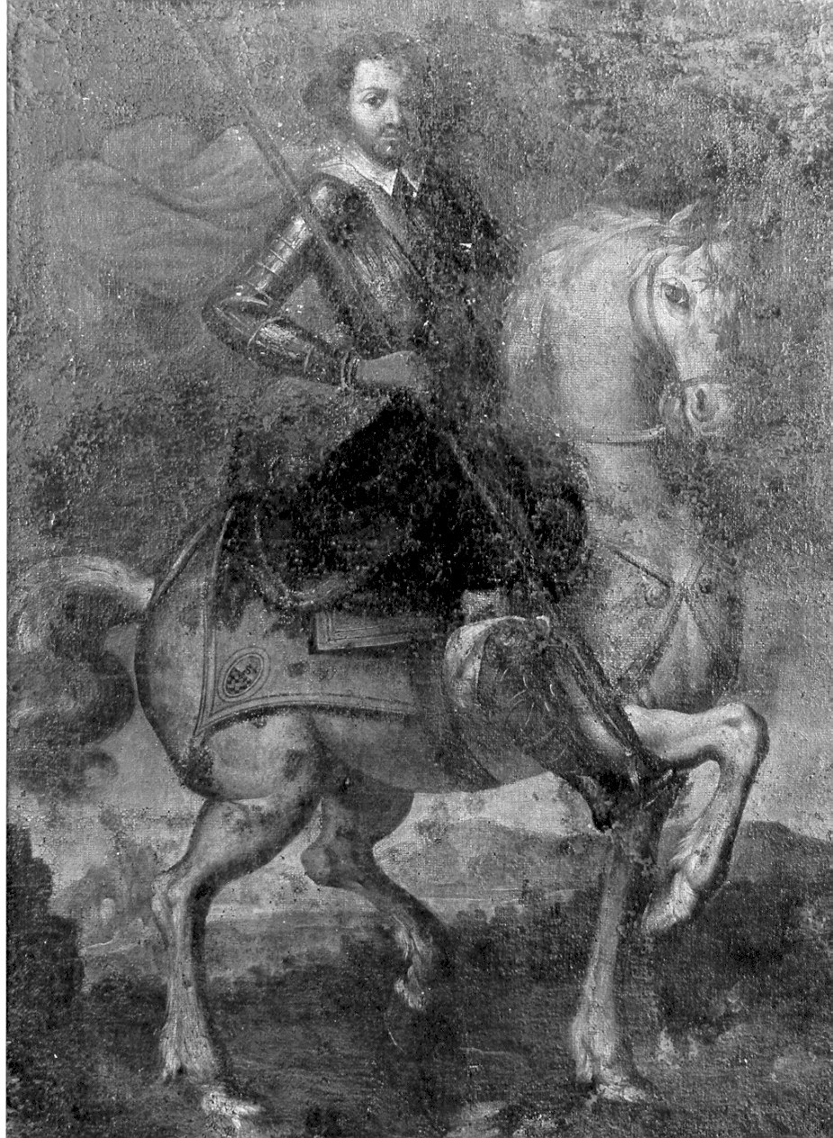 Ritratto di cavaliere (dipinto, opera isolata) - ambito lombardo (sec. XVII)