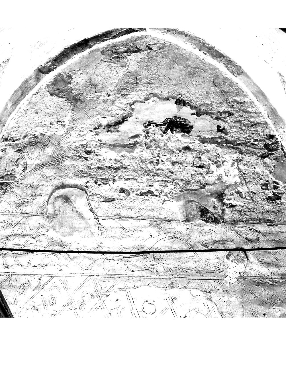 testa di donna e testa di uomo (dipinto, frammento) - ambito lombardo (sec. XVI)
