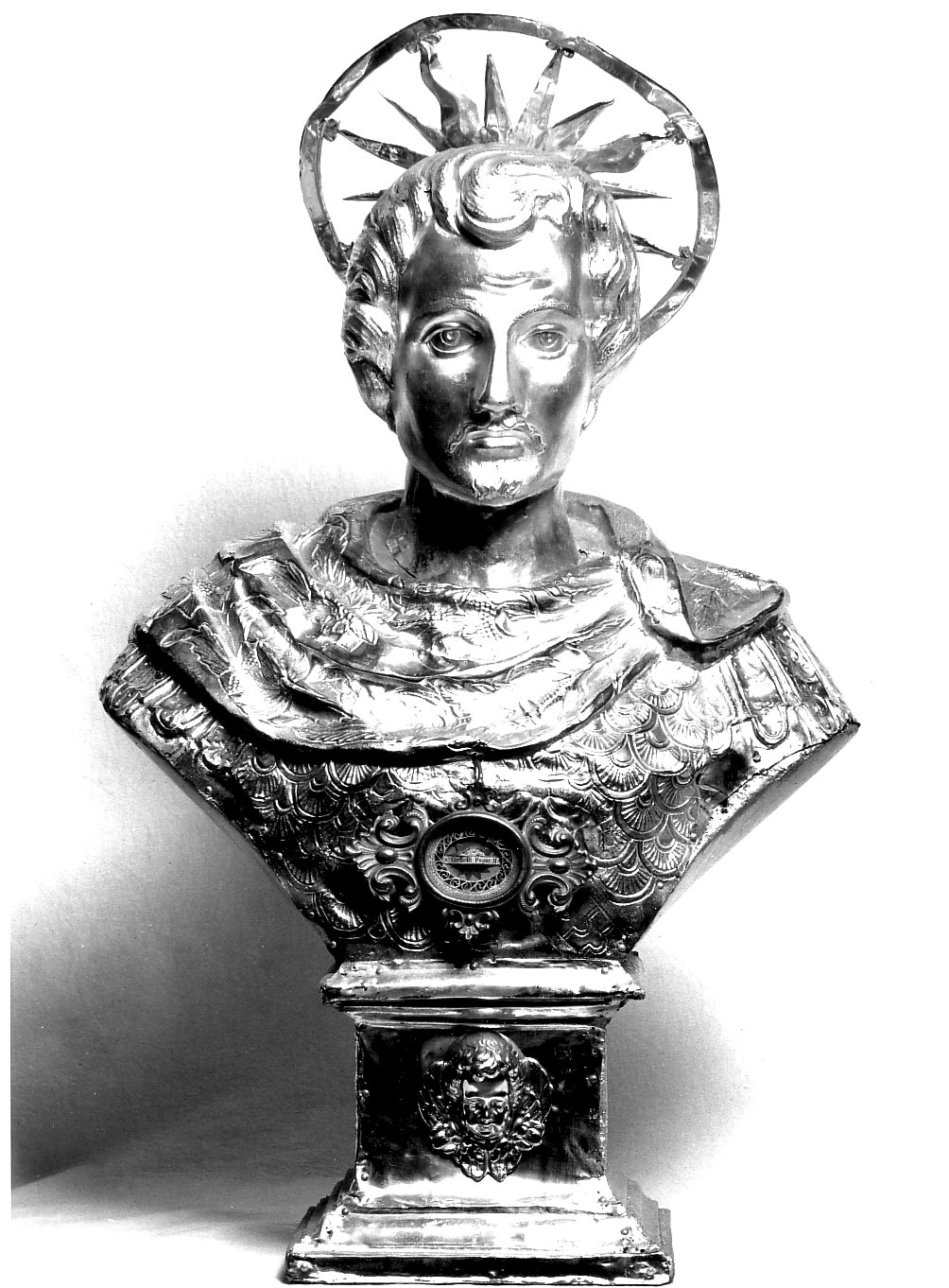 San Cornelio martire (reliquiario - a busto, opera isolata) - bottega lombarda (ultimo quarto sec. XVIII)