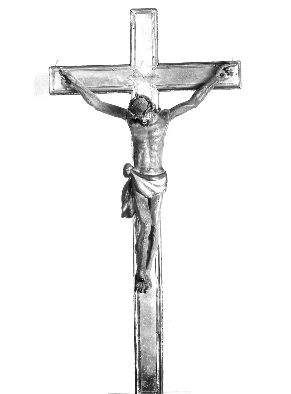 croce processionale, opera isolata - bottega lombarda (sec. XVIII, sec. XX)