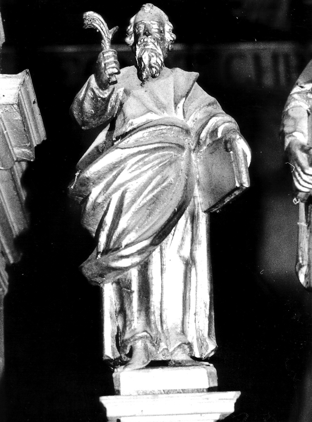 Santo martire (statuetta, elemento d'insieme) - bottega lombarda (fine/inizio secc. XVIII/ XIX)