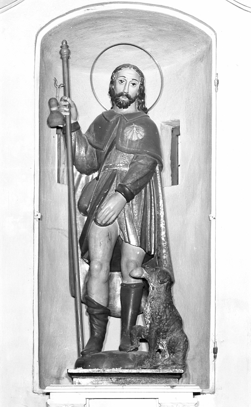 San Rocco (statua) - bottega lombarda (sec. XIX)