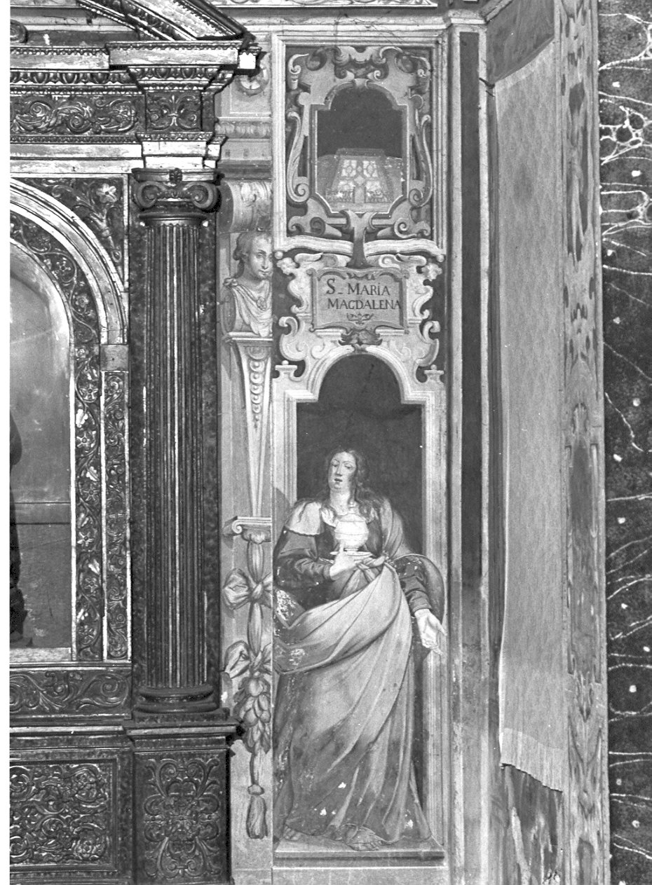 Santa Maria Maddalena (dipinto murale, opera isolata) di Bossi Francesco Bernardino (sec. XVII)