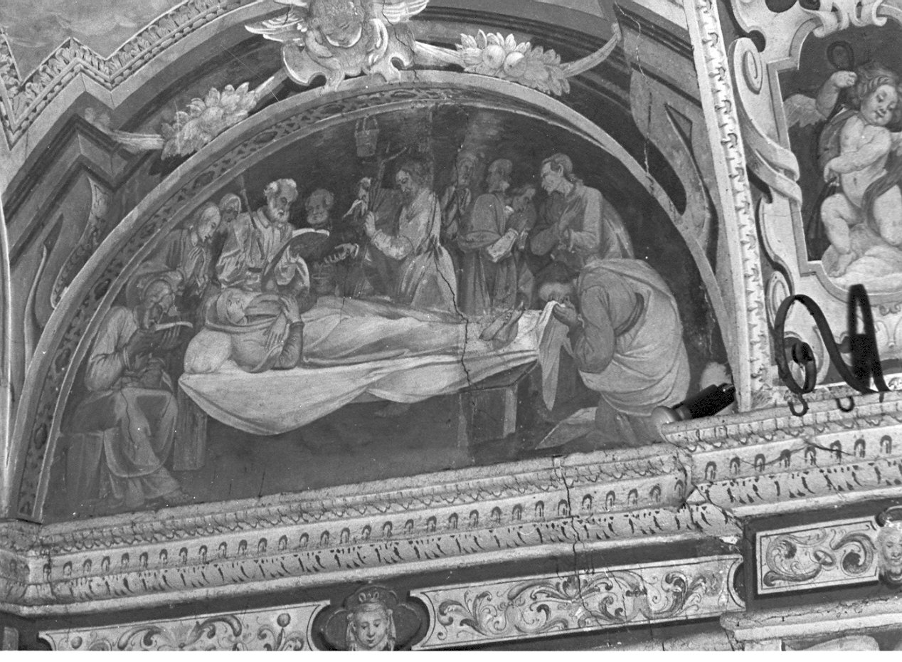 transito della Madonna (dipinto murale, opera isolata) di Bossi Francesco Bernardino (sec. XVII)