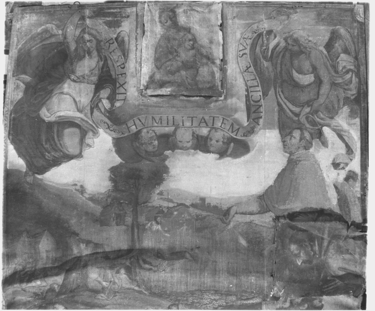 scena sacra (dipinto) - ambito lombardo (?) (fine sec. XVII)