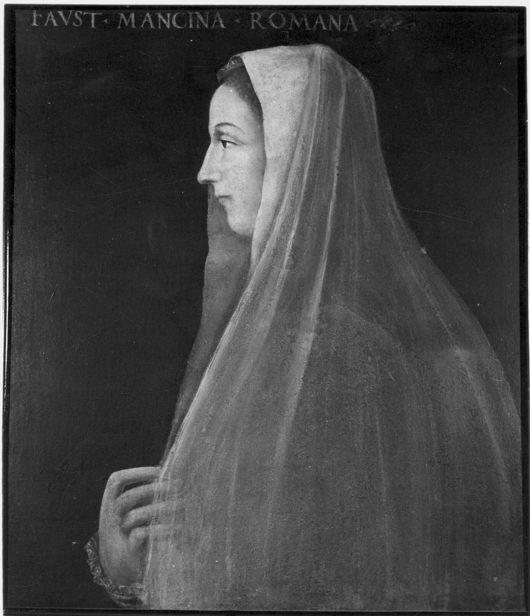 ritratto di Fausta Mancina (dipinto) - ambito italiano (sec. XVI)