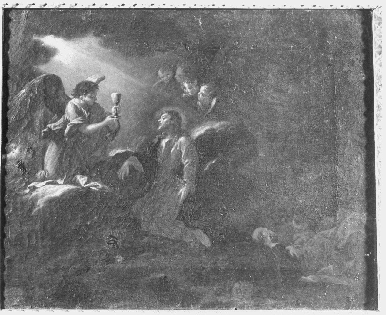 orazione di Cristo nell'orto di Getsemani (dipinto) di Lauro Filippo (attribuito) (sec. XVII)