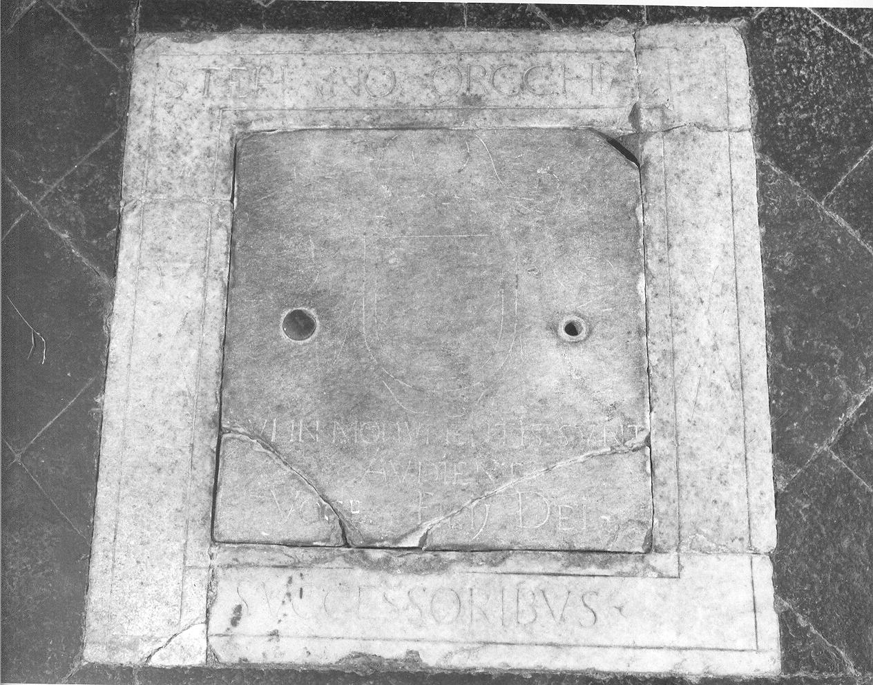 lapide tombale, opera isolata - bottega lombarda (sec. XVI)