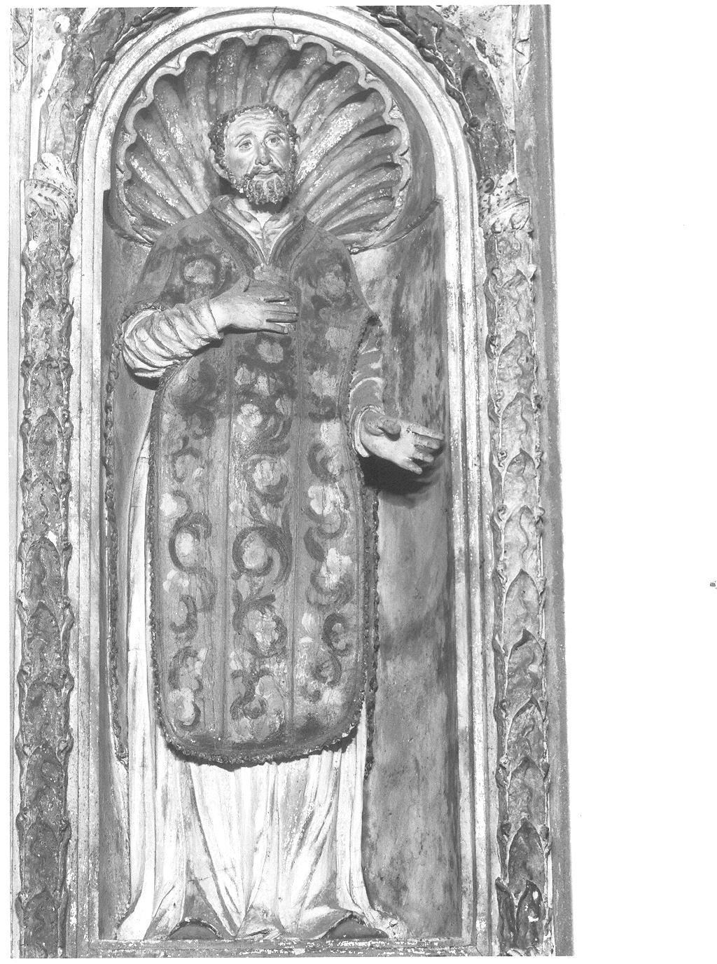 San Filippo Neri (statua, elemento d'insieme) - bottega intelvese (?) (seconda metà sec. XVII)