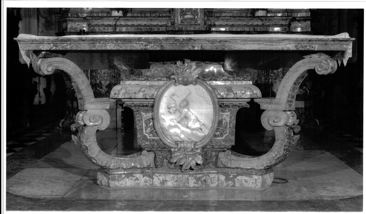 mensa d'altare, opera isolata - ambito lombardo (sec. XVIII)