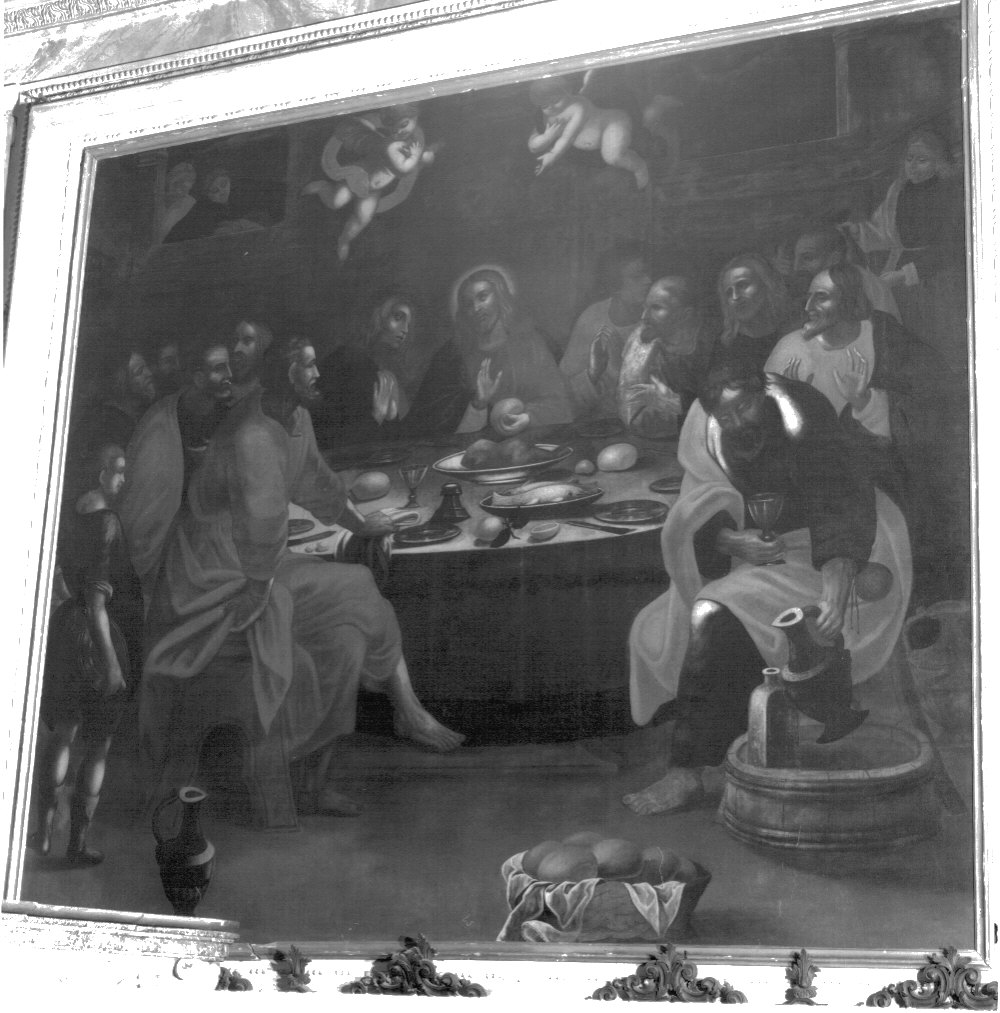 ultima cena (dipinto, opera isolata) - ambito lombardo (prima metà sec. XVII, sec. XVII)