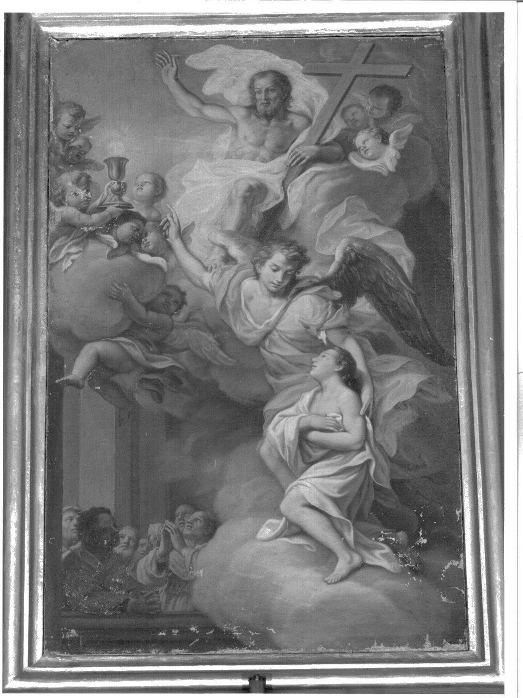 ascensione di Cristo (dipinto, opera isolata) - ambito lombardo (sec. XVII)